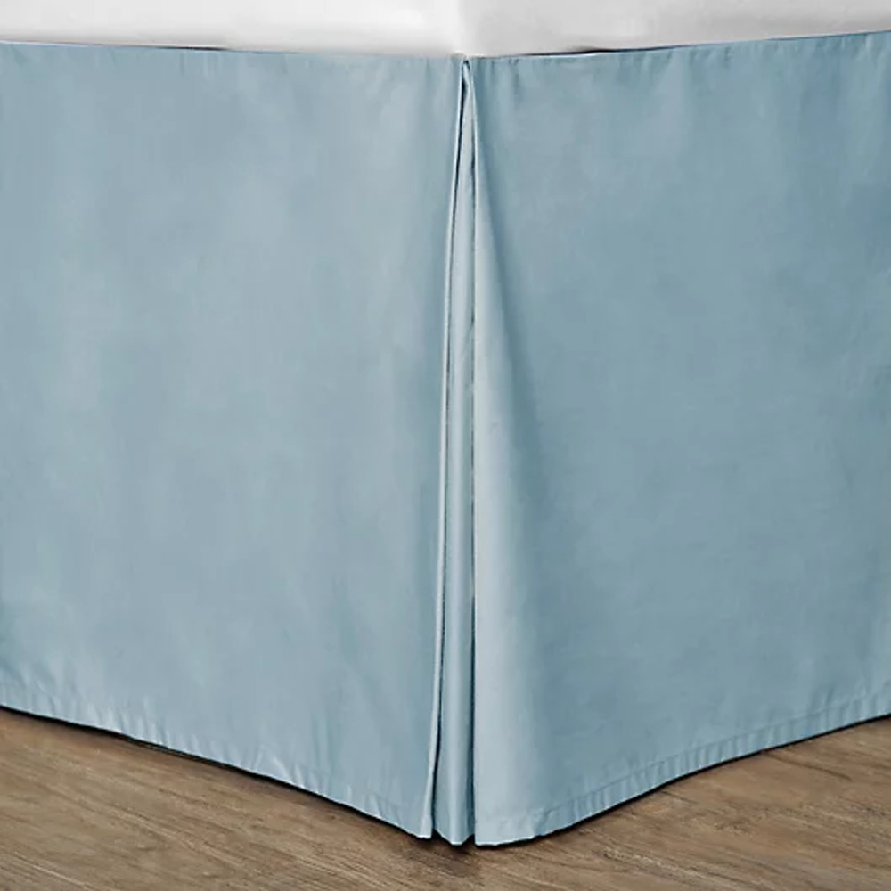 Cotton Dream Colors Queen Bed Skirt in Blue